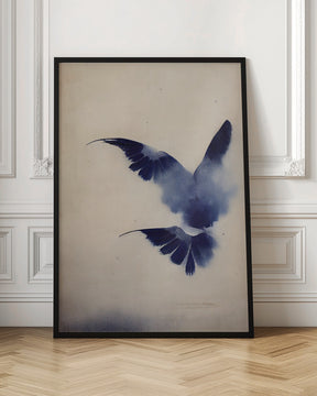 Indigo Bird Poster