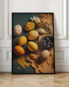 Colored Eggs Poster