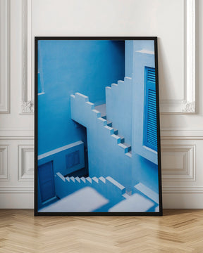 La Muralla Roja Blue Poster