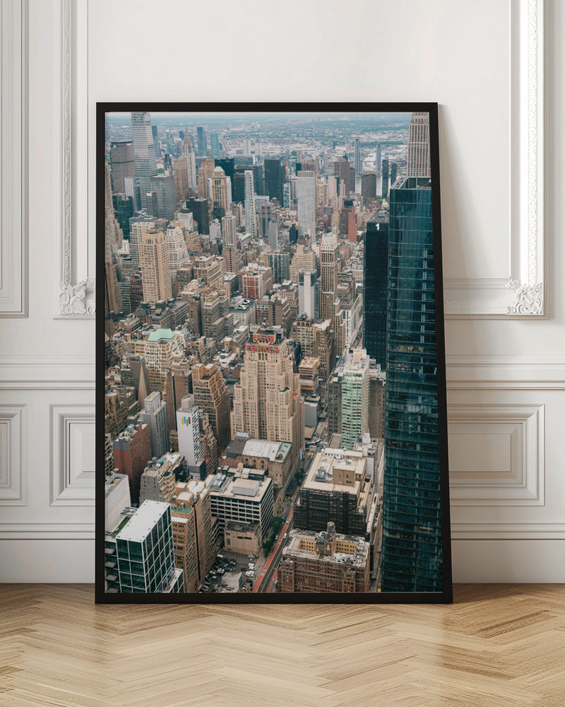 New York City from above Poster