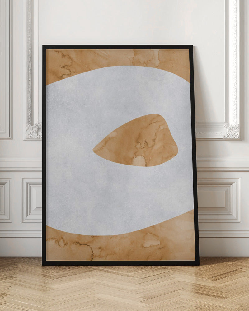 Abstract Lake Crater view Poster