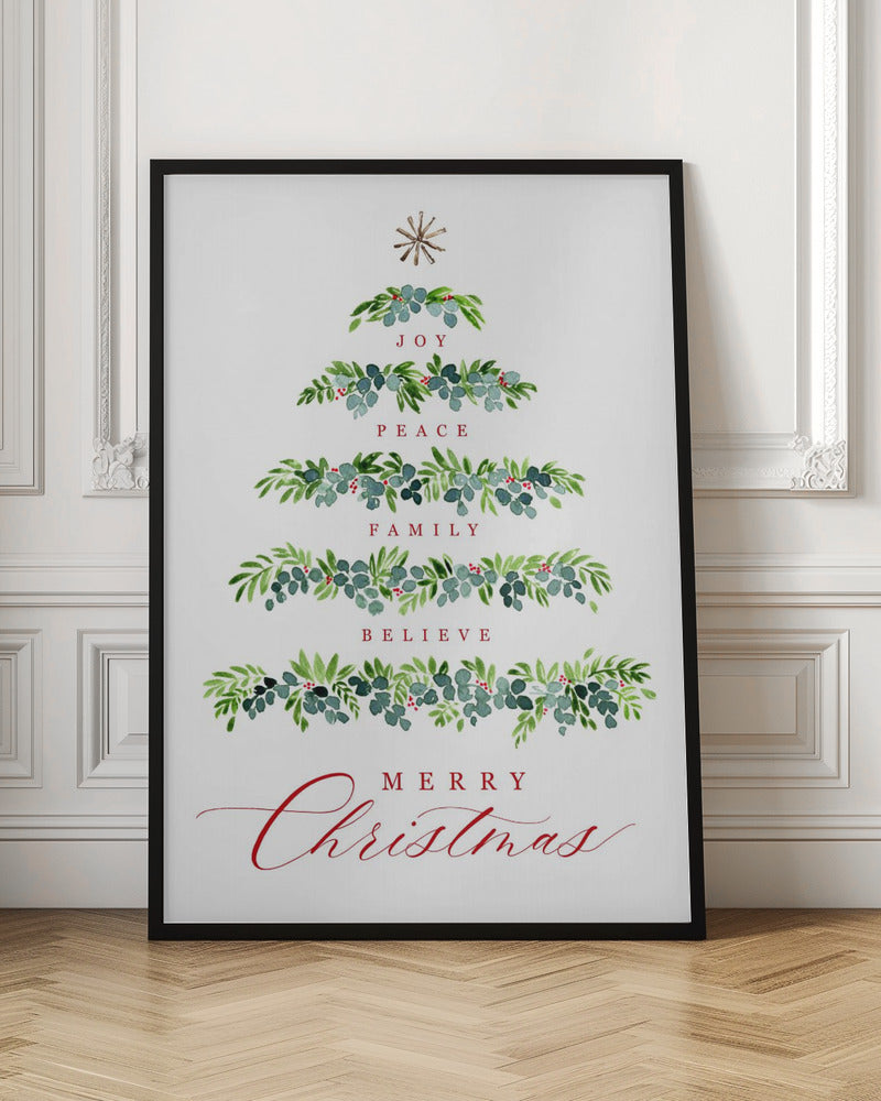 Christmas tree of wishes Poster