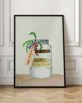 Joyful Christmas in a jar Poster