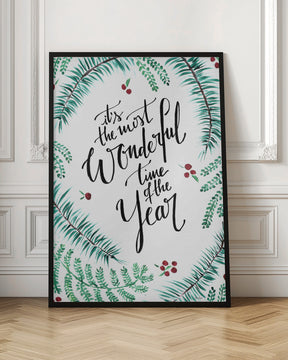 Most Wonderful Time Of The Year Christmas Poster