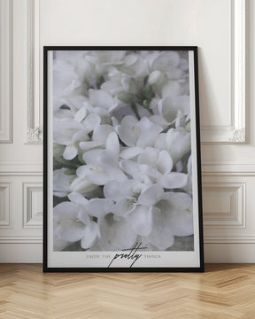 Distressed freesias III Poster