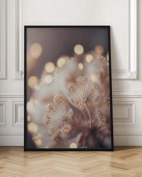 Sparkling Flowers Poster