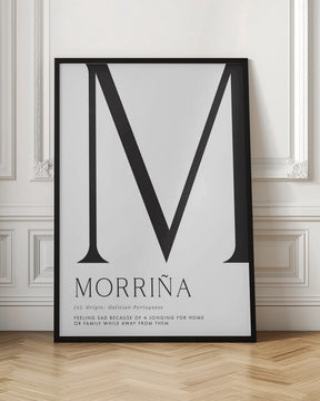 Morriña definition Poster