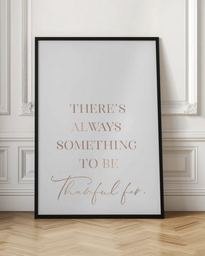 There's always something to be thankful for Poster