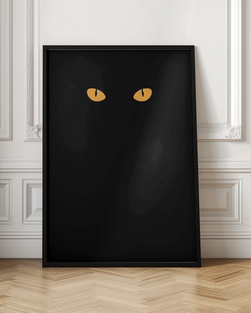 Halloween cat eyes Poster