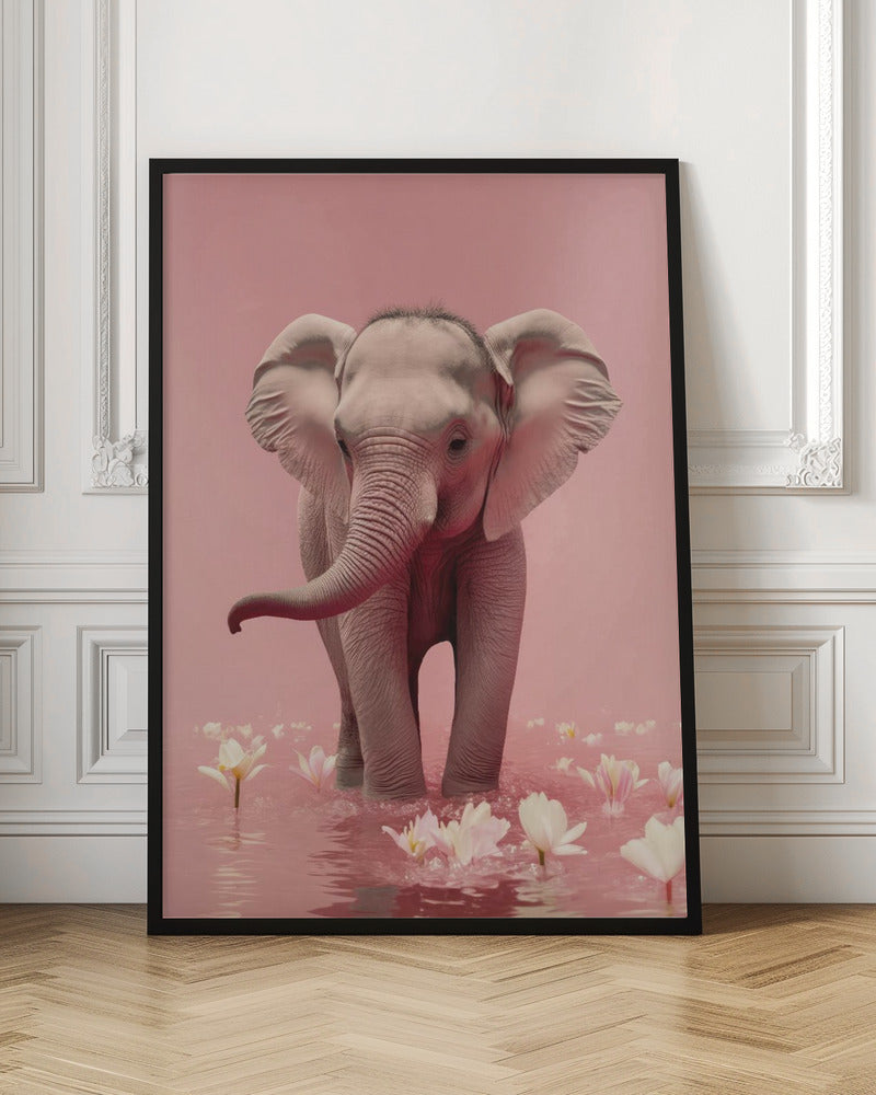 Young Elephant Poster