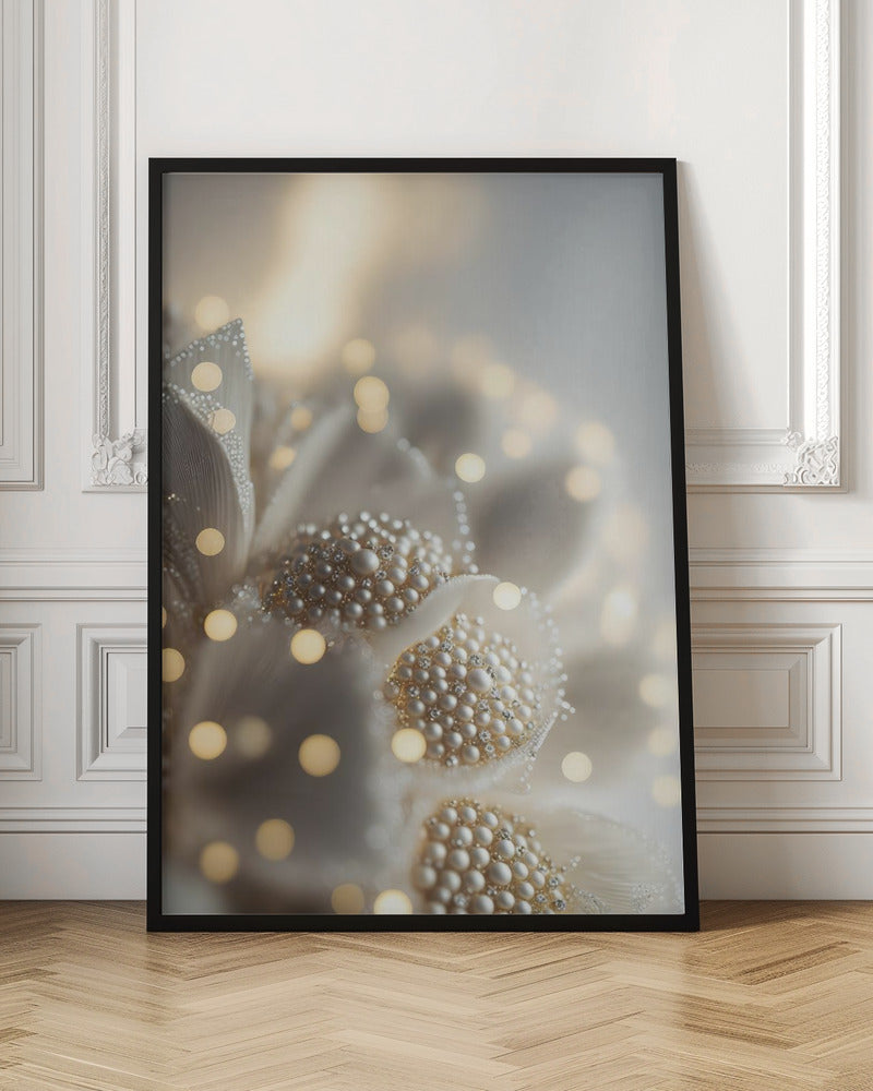 Pearly Flower Poster