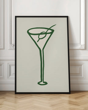 Cocktail Green Poster