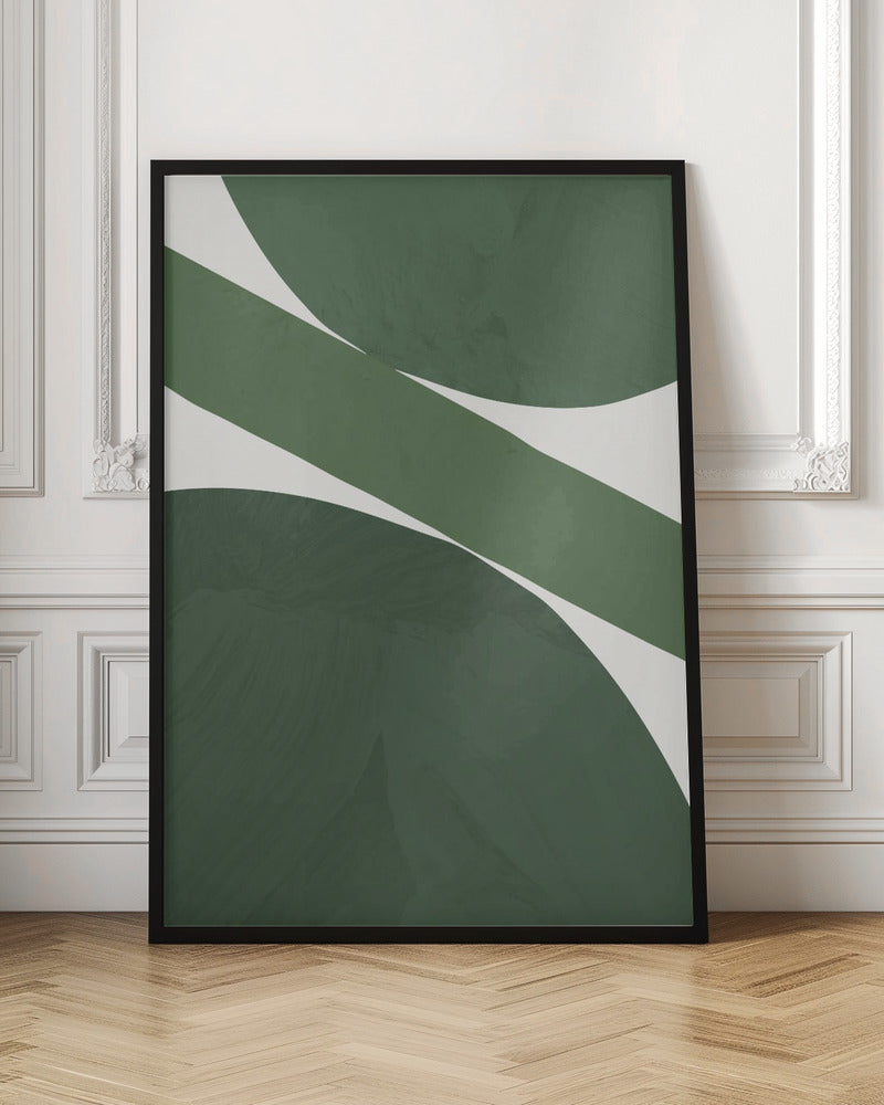 Green Abstract Poster