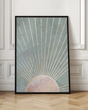 Sage Green Boho Sun Poster