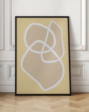 Shape 13 Yellow Poster