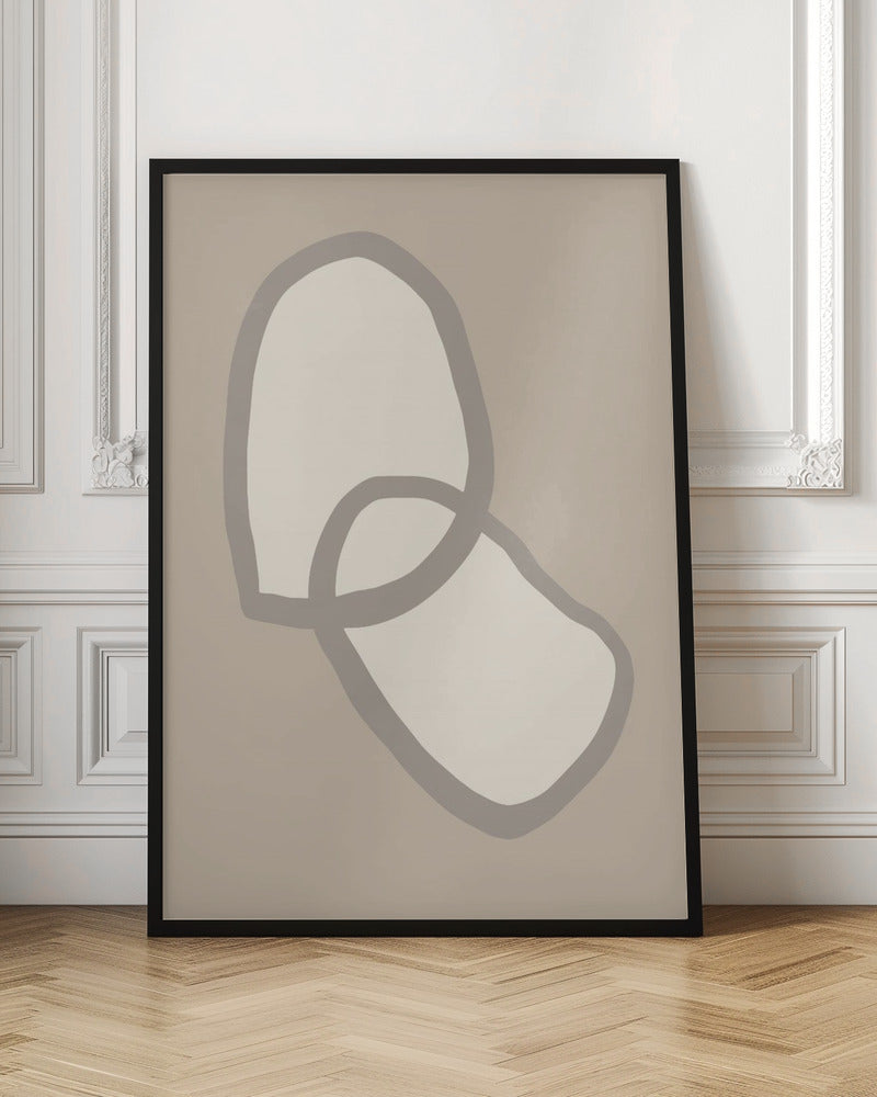 Shape 10 Beige Poster