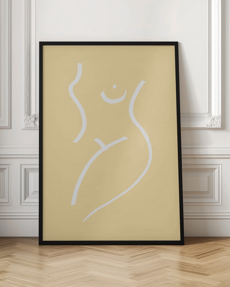 Nude Yellow Poster