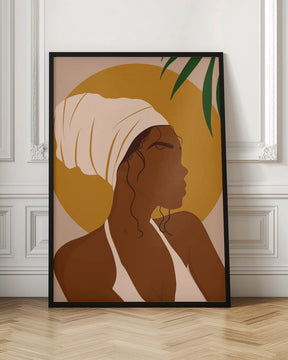 Headwrap Girl Poster