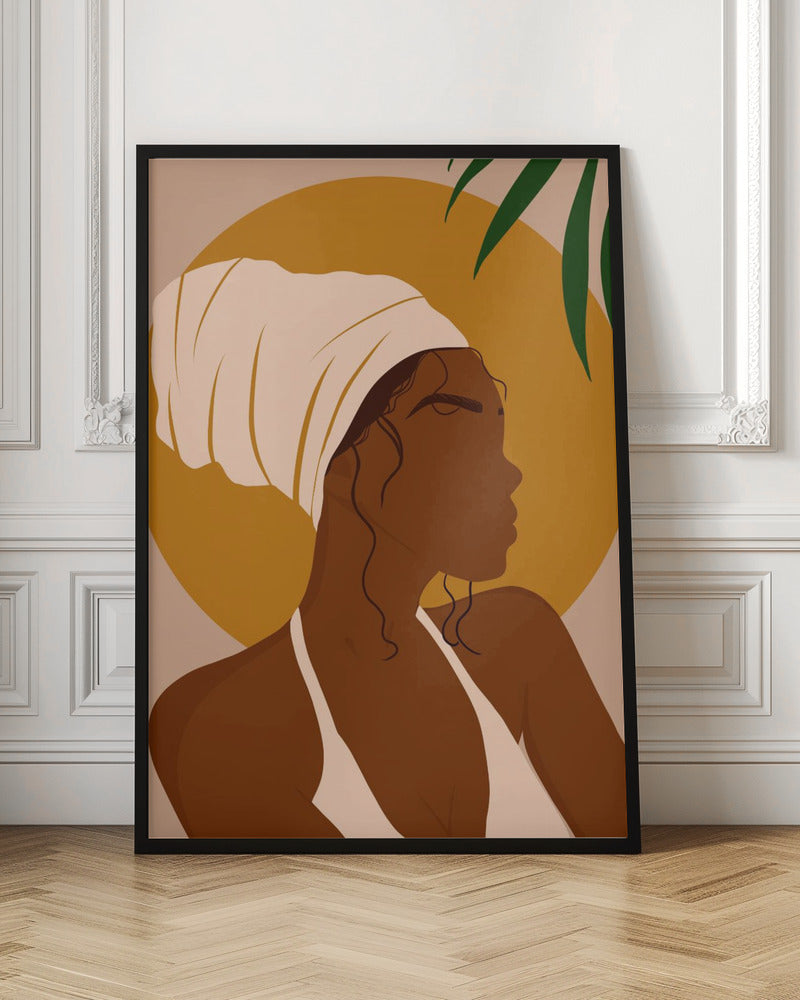 Headwrap Girl Poster