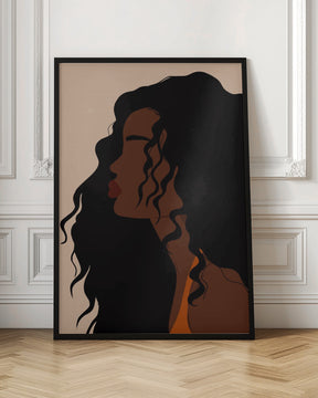 Hair Flowing Poster