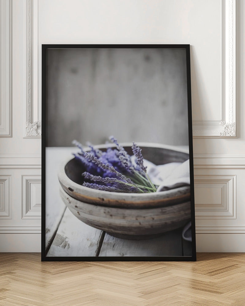 Lavender In Bowl Poster