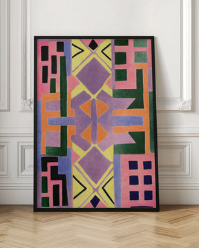 Peru Rug Pattern Poster