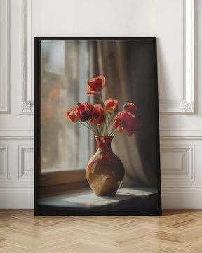 Poppy In Vase Poster