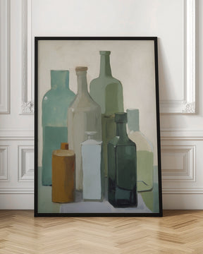 Green Bottles Poster