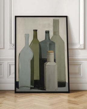 Big Green Bottles Poster