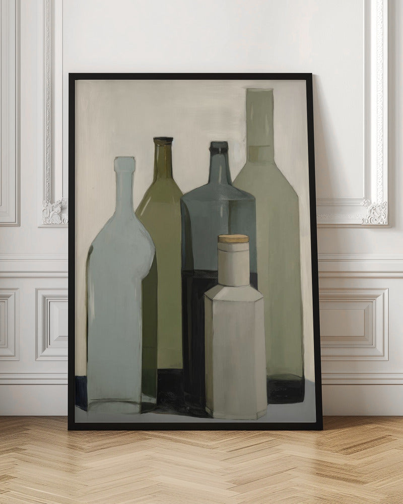 Big Green Bottles Poster