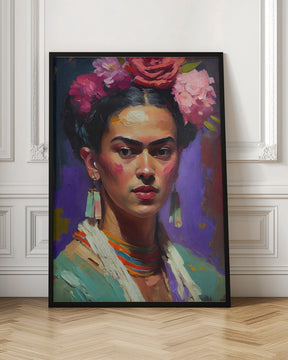 Portrait Of Frida Poster