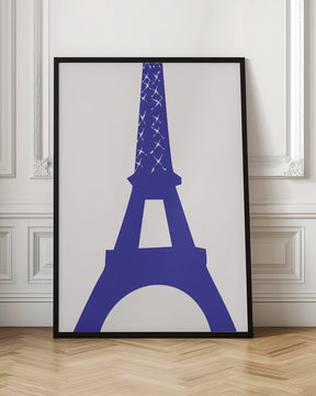 Eiffel Bleu Poster