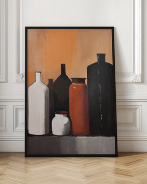 Still Life With Big Bottles Poster