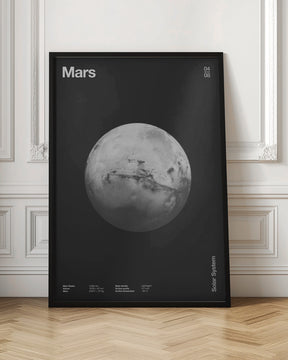 Solar System Mars Poster