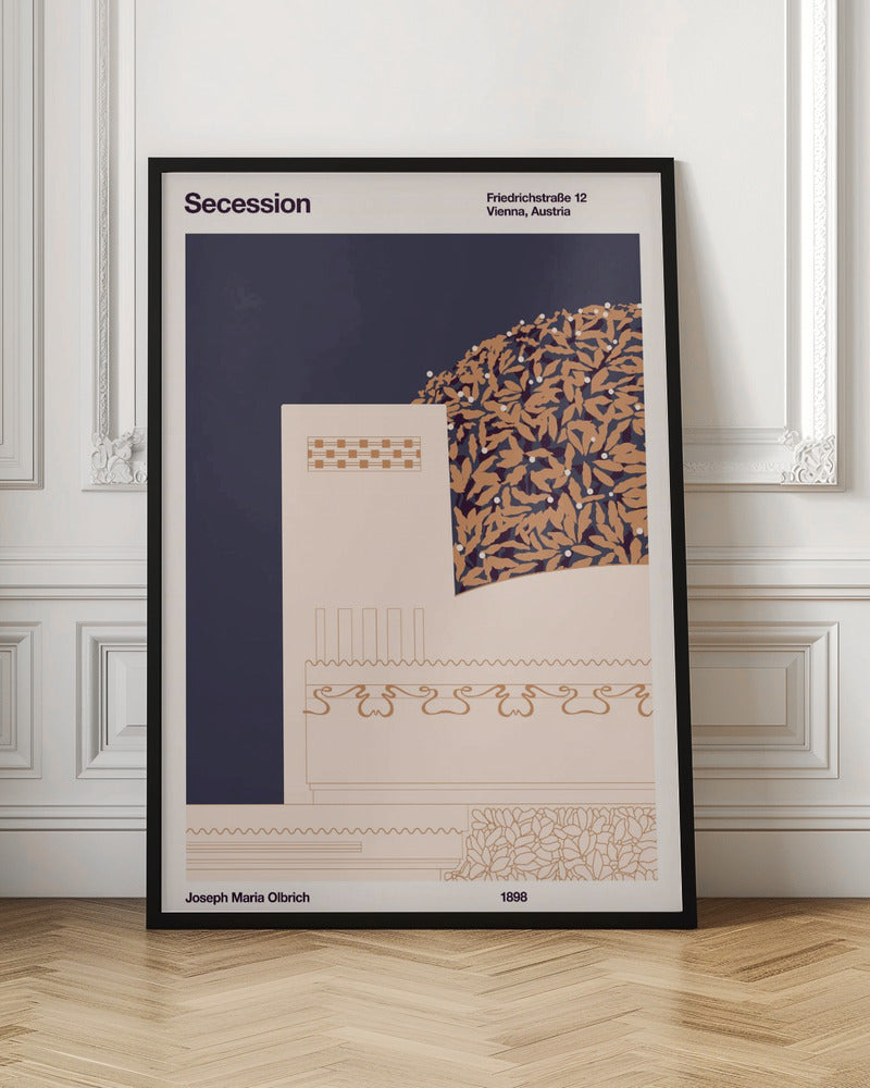 Secession Cream Poster