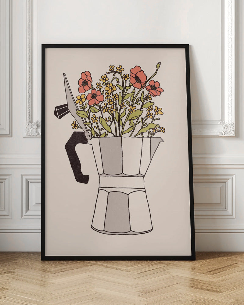 Moka Flowers Poster