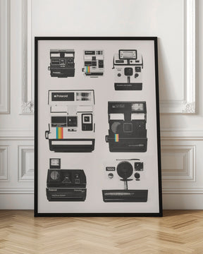 Instant Camera Collection Poster