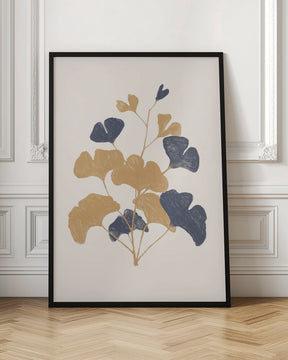 Golden Ginko Poster