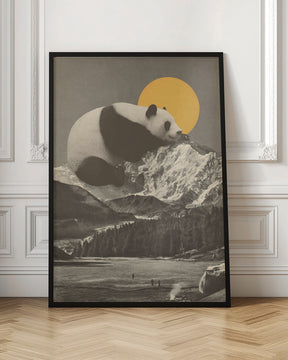 Giant Panda Nap Poster