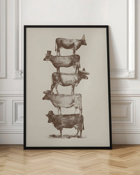 Cow Cow Nuts Poster