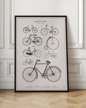 Bicyclettes Poster