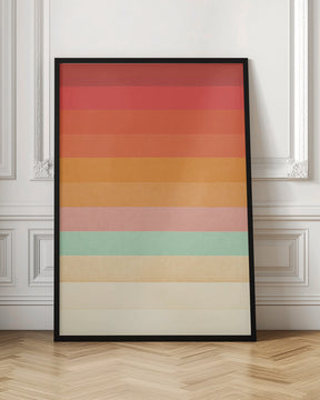 Rainbow Chevrons Poster