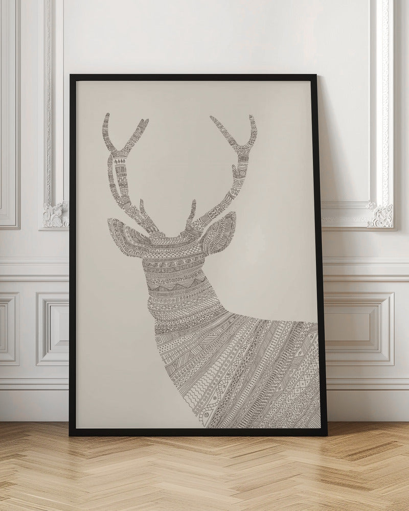 Stag Beige Poster