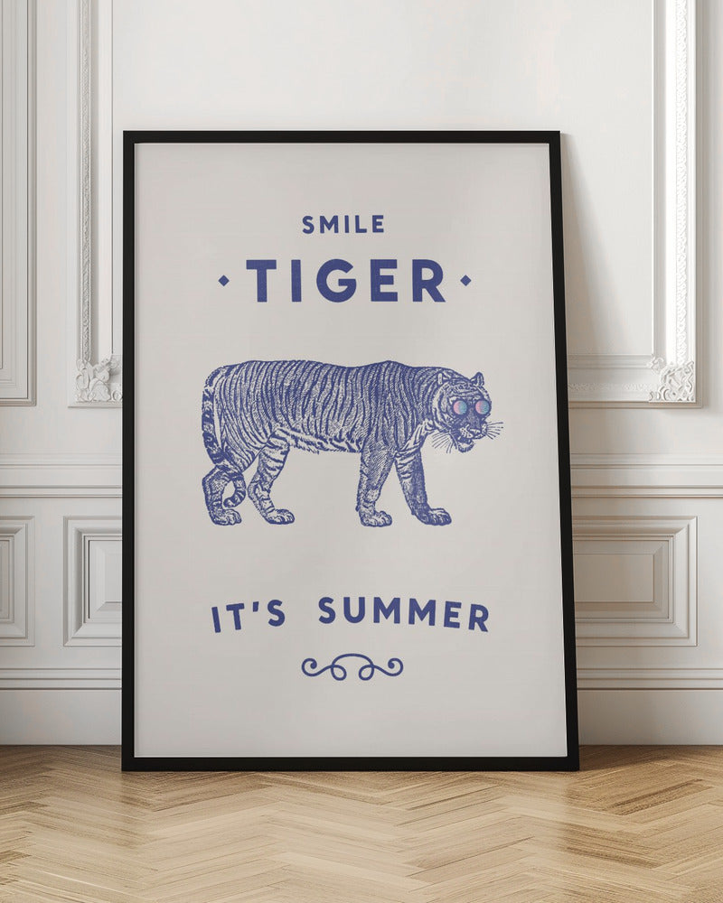 Smile Tiger Poster