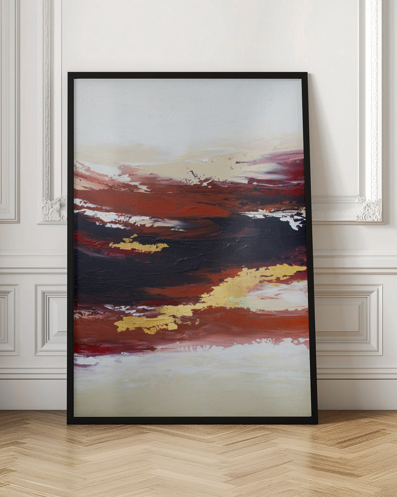 Abstract Sunset 3 Poster