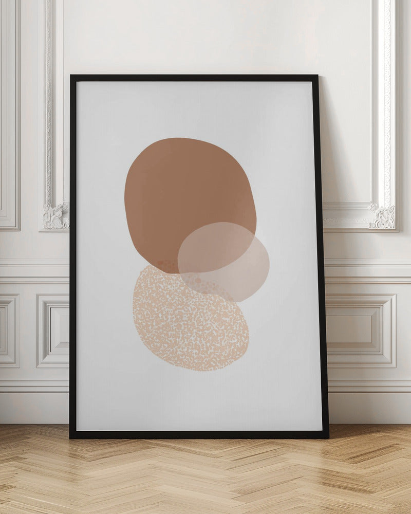 Abstract Circle Painting Poster