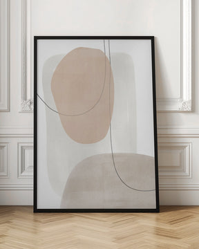 Circle Abstract Painting Poster