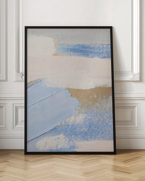 Brush Strokes Abstract Painting Poster