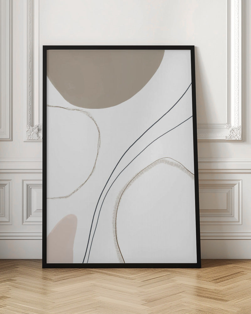 Abstract Line Art Poster