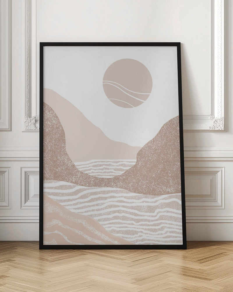 Sunset Seascape Art Poster